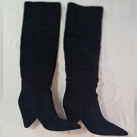 Marc Fisher Pagie 2 Suede OTK Pointed Toe Boots - Picture 5 of 5